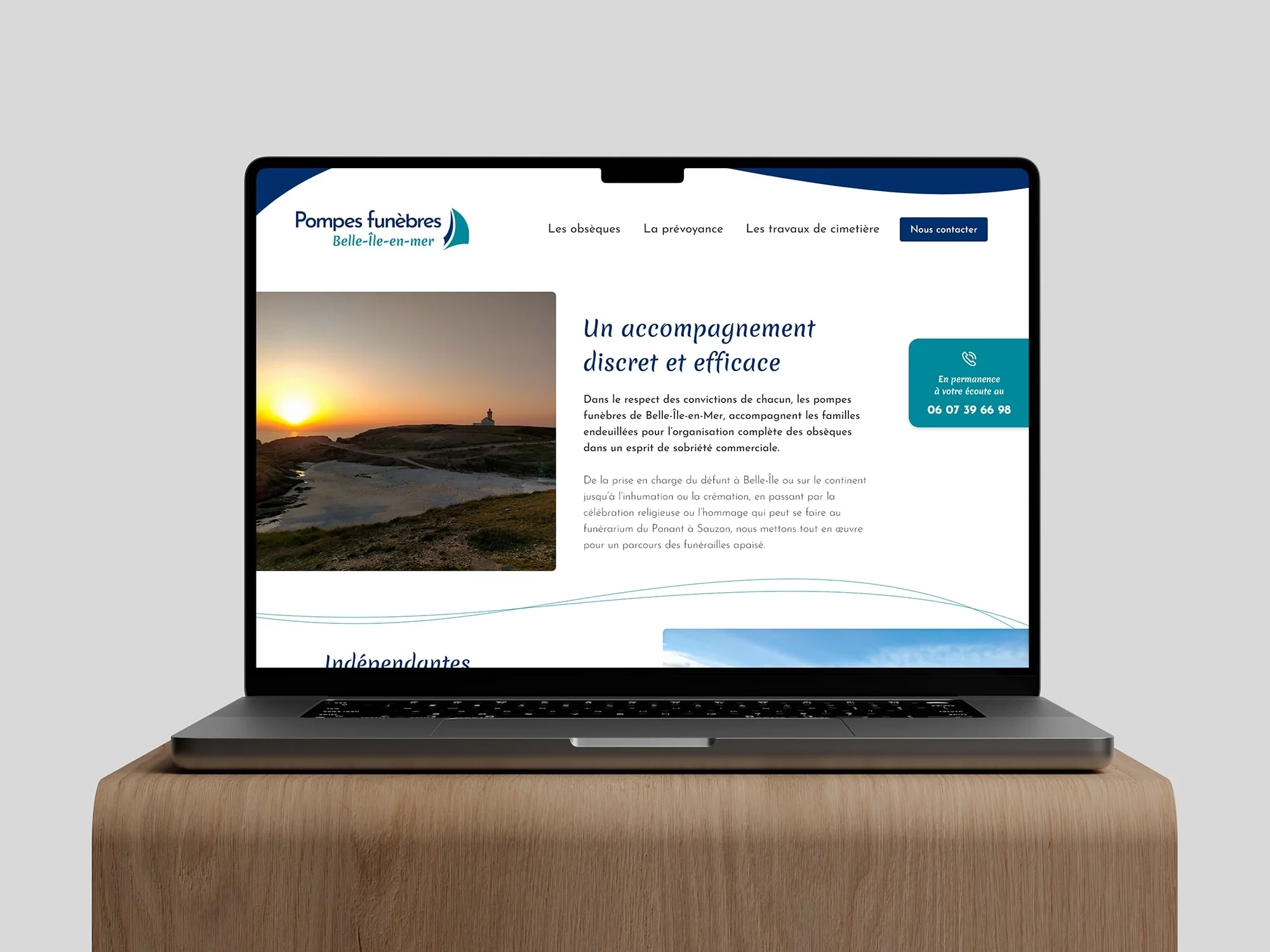 Pompes funèbres de belle-île-en-mer - image principale